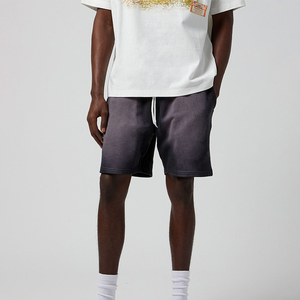 Nuevos shorts de moda con cordón y lavado ácido para hombre, diseño oversize estilo hip hop, shorts vintage con lavado ácido para hombre - Product Image 5
