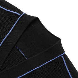 Cardigan épais personnalisé brodé sur le devant, design patchwork tricoté, pulls d'hiver pour femmes et hommes, grandes tailles, bouton de sororité grecque - Product Image 2