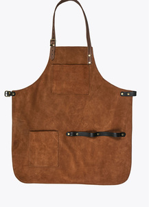 Tablier en jean robuste et résistant à l'usure pour homme, avec logo personnalisé, idéal pour le travail de charpentier, barbier ou barista - Product Image 3