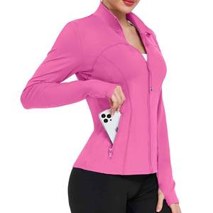 Chaqueta Deportiva de Diseño Clásico, Personalizable, de Color Sólido, Moderna, Transpirable, para Mujer - Product Image 3