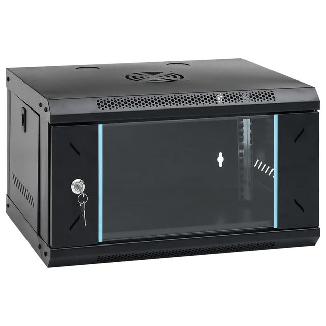 19\" Wall Mounted Network Cabinet IP20 6U 20.9\"x15.7\"x11.8\" 19 Inch Network Cabinet
