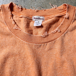 Summer Distressed Wash T Shirt Men Long Sleeve 100% Cotton Crew Neck Distress Tee Shirts Men's Fashion Style Distressed T-Shirt - Product Image 3