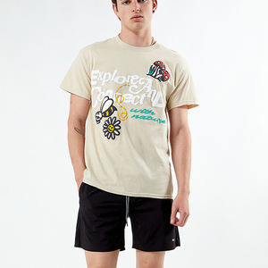 Camisetas de Manga Corta para Hombre, 100% Algodón, de Alta Calidad, Estampado Vintage, Transpirables y Ecológicas, Precio de Fábrica - Product Image 4