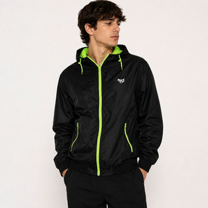 Customized Men <b>Lightweight</b> Hooded Windbreaker Men's <b>Jackets</b> Quick Dry Outdoor <b>Running</b> Coat Private Label OEM Sportswear Supplier - Product Image 1