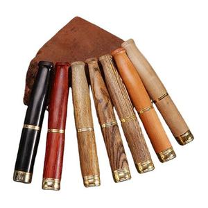 Pipas para Fumar con Logotipo Personalizado Directo de Fábrica, Pipa de Tabaco de Madera Hecha a Mano con Acabado Vintage, Duradera, Ecológica y Portátil - Product Image 1