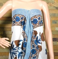 Falda Sarong de Algodón con Estampado Batik Hecha a Mano en India, Ligera, Ecológica, de Secado Rápido, para Playa, Traje de Baño, Ropa de Verano para Mujer