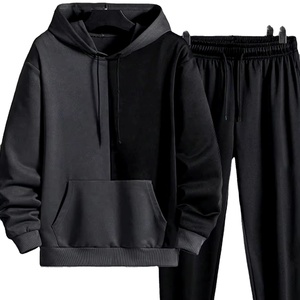 Maßgefertigter OEM Hochwertiger Einfarbiger Freizeit-Jogginganzug Großhandel Herren Jogginghosen-Set - Product Image 1