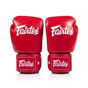 นวมชกมวยหนังแท้สีขาว Fairtex แบบรัดข้อมือด้วยแถบตีนตุ๊กแก ระบายอากาศได้ดี สำหรับผู้ใหญ่ ฝึกซ้อมมวย MMA - Product Image 3