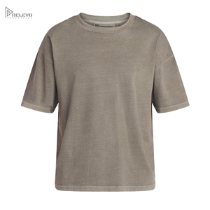 Camiseta Jersey Personalizada para Hombre, Estilo Urbano Informal y Holgado con Material Suave y Transpirable, Camisa de Algodón de Corte Holgado con Logotipo Personalizado - Product Image 1