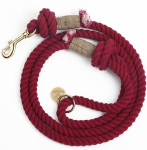 Handmade Organic Cotton Rope <b>Dog</b> <b>Leash</b> for Small <b>Dogs</b> – Braided Durable Soft Pet Lead for Safe Comfortable - Product Image 1