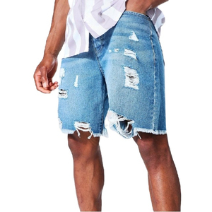 Servicio OEM, Venta al Por Mayor, Shorts de Mezclilla Personalizados para Hombre, Nueva Llegada, Marca Privada, Shorts de Mezclilla para Hombre al Por Mayor, Ropa Casual Urbana Personalizada - Product Image 1