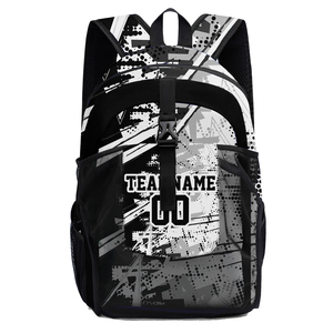 Sacs de football de dernière conception en gros, logo personnalisé, grande capacité, sac à dos de football sublimé, sac à dos de sport à bandoulière - Product Image 2
