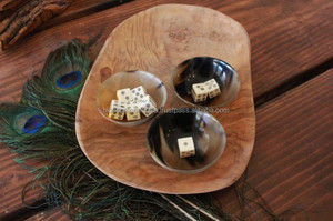 Cuenco de Cuerno Hecho a Mano de Alta Gama, Cuenco de Cuerno de Búfalo Natural, Artículo de Decoración Ecológico para Mesa de Comedor - Product Image 2