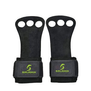 Gymnastic <b>Hand</b> Gym Grip Pads for Exercise Leather Gymnastics <b>Hand</b> Grips <b>Weight</b> Lifting Grips - Product Image 1