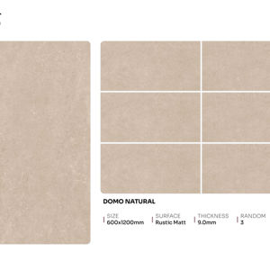 กระเบื้องพอร์ซเลนด้านสไตล์รัสติกหรูหรา ขนาด 600x1200 มม. กระเบื้องปูพื้นและผนังขนาดใหญ่ สำหรับตกแต่งภายในบ้านหรู - Product Image 1