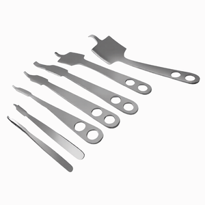 Juego de 7 Retractores Hohmann con Cuchillas de 670 mm, Instrumentos Quirúrgicos Ortopédicos Veterinarios Manuales de Acero Inoxidable, Certificación CE - Product Image 1