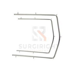 Juego de 2 Marcos Jóvenes para Aislamiento de Dique de Goma Dental, Acero Inoxidable, Certificado CE Clase I, 1 Año de Garantía por Blush Surgical - Product Image 3