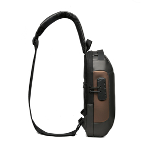 Sac bandoulière homme antivol personnalisé en nylon léger et imperméable avec support de charge pour téléphone – Nouvelle collection, Offre Spéciale - Product Image 6
