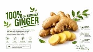 Cassumunar <b>Ginger</b> Root <b>Fresh</b> Natural for Tea and Food Ingredient Premium Grade Export Quality - Product Image 3