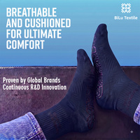 Chaussettes de danse BiLu pour femmes, antidérapantes, motifs personnalisés, tailles, emballage, logo, fabricant OEM, certifié BSCI