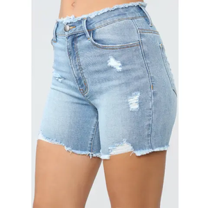 Women Denim Shorts High <b>Waist</b> new Fashionable Breathable <b>Jean</b> Shorts Women Denim Shorts <b>with</b> Professional Women's Stylish - Product Image 4