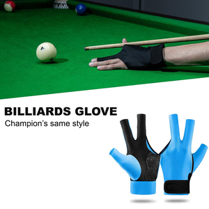 Guantes de Snooker Profesionales de la Mejor Calidad, Personalizables, para Hombre, Antideslizantes, de 3 Dedos - Product Image 3