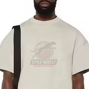 Camiseta de Corte Cuadrado de Alta Calidad, Diseño OEM, Camiseta de Algodón de Corte Cuadrado Hecha en Pakistán - Product Image 6
