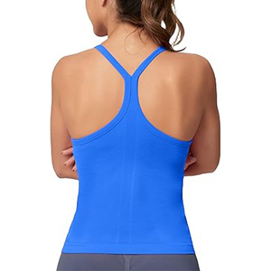 Camiseta de Tirantes Personalizada para Mujer, de Algodón y Fibra de Bambú, para Gimnasio, Fitness, Entrenamiento, Diseño Transpirable Informal para Fisicoculturismo - Product Image 6