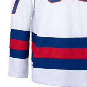 ชุดยูนิฟอร์มฮอกกี้น้ำแข็งคุณภาพพรีเมียม ระบายอากาศได้ดี ซับเหงื่อ ผลิตจากผ้าโพลีเอสเตอร์/คอตตอนตาข่าย พิมพ์ลายด้วยเทคนิคฮีททรานเฟอร์ตามสั่ง - Product Image 5