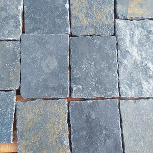 Losas de piedra caliza cortadas a mano, grises, con patrón aleatorio, para pavimentación exterior, caminos de entrada, patios, jardines, paisajismo y suelos. - Product Image 3