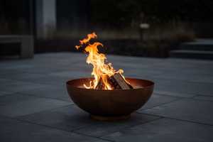 Brasero de Cobre Hecho a Mano, Brasero Marroquí para Exteriores, Calentador de Patio de Cobre Martillado, Decoración de Jardín, Brasero de Lujo para Patio Trasero - Product Image 6