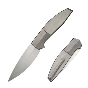Couteaux pliants avec lame en acier à ouverture fluide et manche texturé pour le camping en plein air, la randonnée, la pêche et l'usage quotidien pratique - Product Image 1