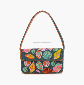 Sac à main pour femme de style bohème indien, grande capacité, fait à la main, sac de soirée, pochette de shopping, style bohème, vente en gros - Product Image 1