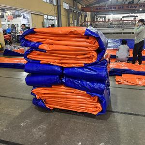 Lona de Polietileno Azul/Naranja, Impermeable, Resistente y Duradera - Opciones de Color y Tamaño Personalizadas para Uso de Gran Capacidad - Product Image 4