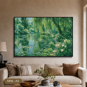 Peinture sur toile vintage de luxe, art mural en soie, décoration intérieure, décoration classique pour la maison, OEM du Vietnam, marque HALO - Product Image 5