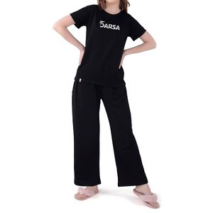 Conjunto Deportivo Superior para Mujer, Camiseta y Pantalones, Tela Cómoda y Transpirable, Ropa de Gimnasio para Entrenamiento - Product Image 5