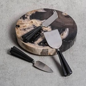 Copper <b>Cheese</b> <b>Knife</b> <b>Set</b> With Marble Handles Durable Serving Tools For Gourmet <b>Cheese</b> Platter - Product Image 6