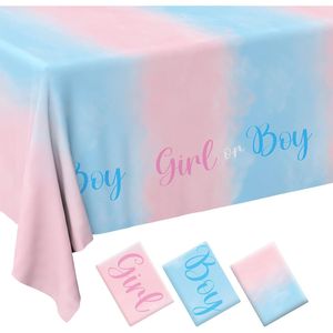 Articoli per Feste di Rivelazione del Sesso del Bambino, Tovaglia Usa e Getta per Decorazioni da Tavola - Product Image 1