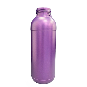 Botellas de Plástico Cilíndricas de 1000 ml con Efecto Metálico, Color Metálico, Vietnam HDPE/COEX, con Tapa de Rosca de 50 mm - Product Image 3