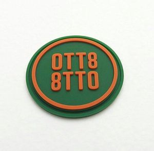 Parches de Silicona Impresos en 3D a Color, Precios al por Mayor, Diseño Personalizado, Muestra a Granel - Product Image 1