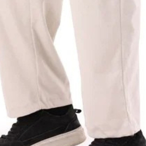 Pantalon de survêtement décontracté pour hommes, couleur unie, taille élastique, cordon de serrage, poches latérales, pantalon en coton léger, vêtements d'automne - Product Image 4