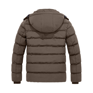 Custom Logo Warmth Waterproof High Quality Outdoor Wear <b>Men's</b> <b>Jackets</b> Hooded Collar Regular Size Puffer <b>Jacket</b> For <b>Men's</b> - Product Image 2