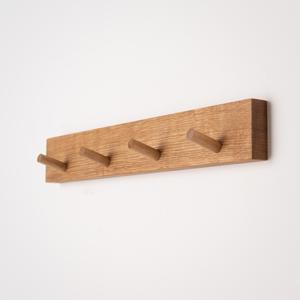 Perchero de Pared de Madera Maciza de Primera Calidad, Bonito y Decorativo, Organizador Minimalista para Entrada, Pasillo, Dormitorio y Hogar - Product Image 1