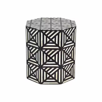 Table d'appoint, tabourets, console, meuble tambour en os incrusté, fait main, personnalisable, durable, de haute qualité, mobilier moderne pour la maison, le bureau, l'hôtel, artisanat