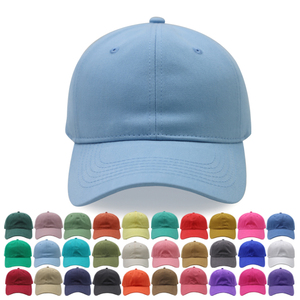 Casquette de baseball non structurée à 6 panneaux en 100 % coton avec logo brodé personnalisé et impression en relief sur tissu sergé pour entreprise - Product Image 5