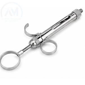 Jeringa Quirúrgica Dental Al Mida de Acero Inoxidable, Manual, con Certificación CE Clase II, Instrumento con Estándar ISO13485 y Diseño de Fácil Agarre - Product Image 1