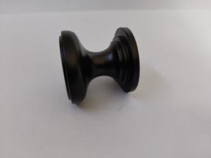 Brass Cabinet <b>Knob</b> Round <b>Black</b> Powder Coat Carton Box Packaging - Product Image 3