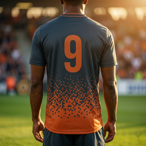 Camiseta Deportiva Personalizada con Logotipo, Nombre y Número |   Uniforme de Equipo de Manga Corta Transpirable con Estampado Digital Gráfico en Verde Azulado y Negro - Product Image 2