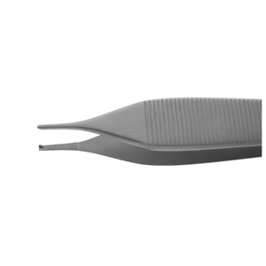 Pinzas Adson para tejido, 4-3/4 pulgadas, dentadas, delicadas, de acero inoxidable, para uso quirúrgico y de apósitos, instrumento médico - Product Image 4