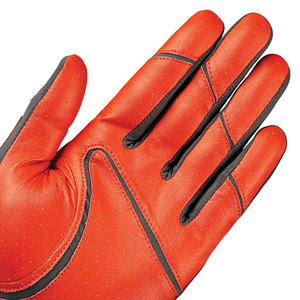 Wrist Protection Gear Unisex Golf <b>Gloves</b> Velcro Strap Closure <b>Type</b> Superior Feel Lightweight Durability Genuine Leather <b>Gloves</b> - Product Image 4